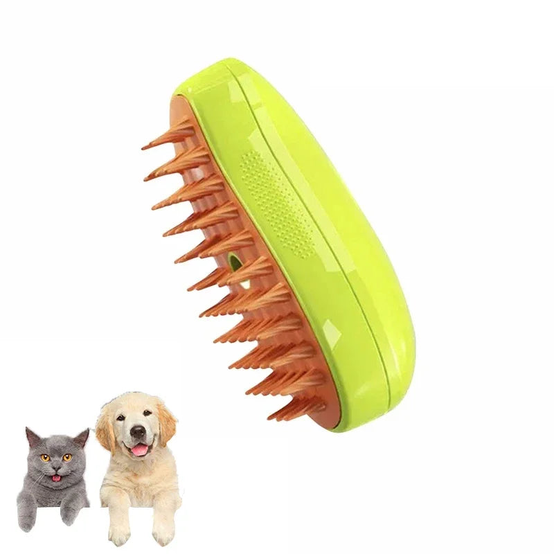 Cepillo de Vapor Multifuncional para Mascotas (Gatos y Perros)