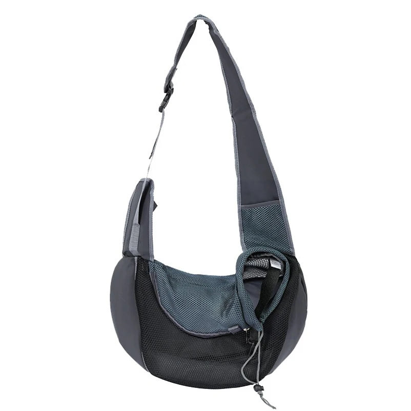 Bolso Bandolera Portátil para Mascotas - Mochila de Nylon Acolchada para Perros Pequeños
