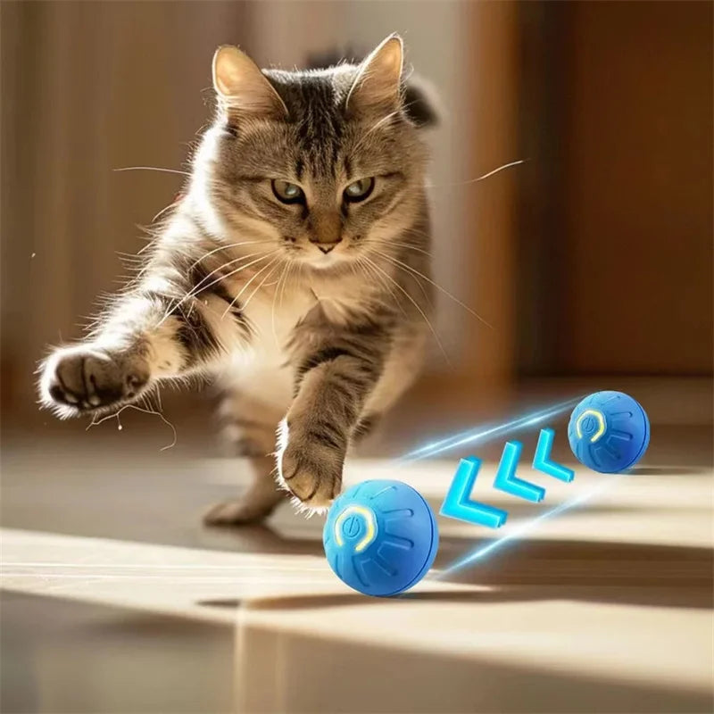 Pelota Interactiva Inteligente para Perros - Juguete Electrónico Automático con Movimiento y Rebote USB