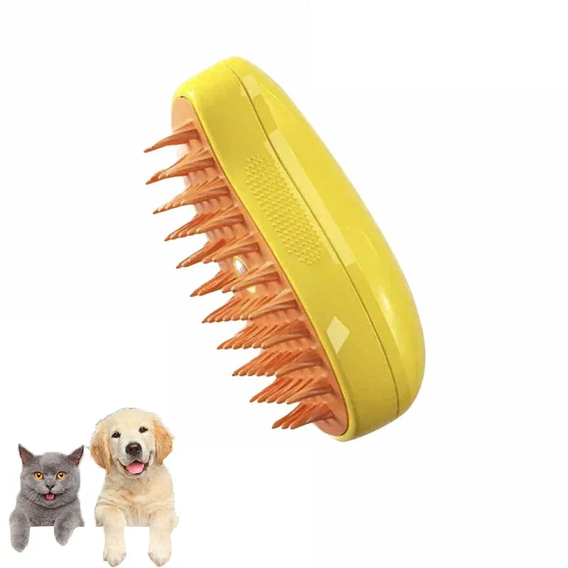 Cepillo de Vapor Multifuncional para Mascotas (Gatos y Perros)
