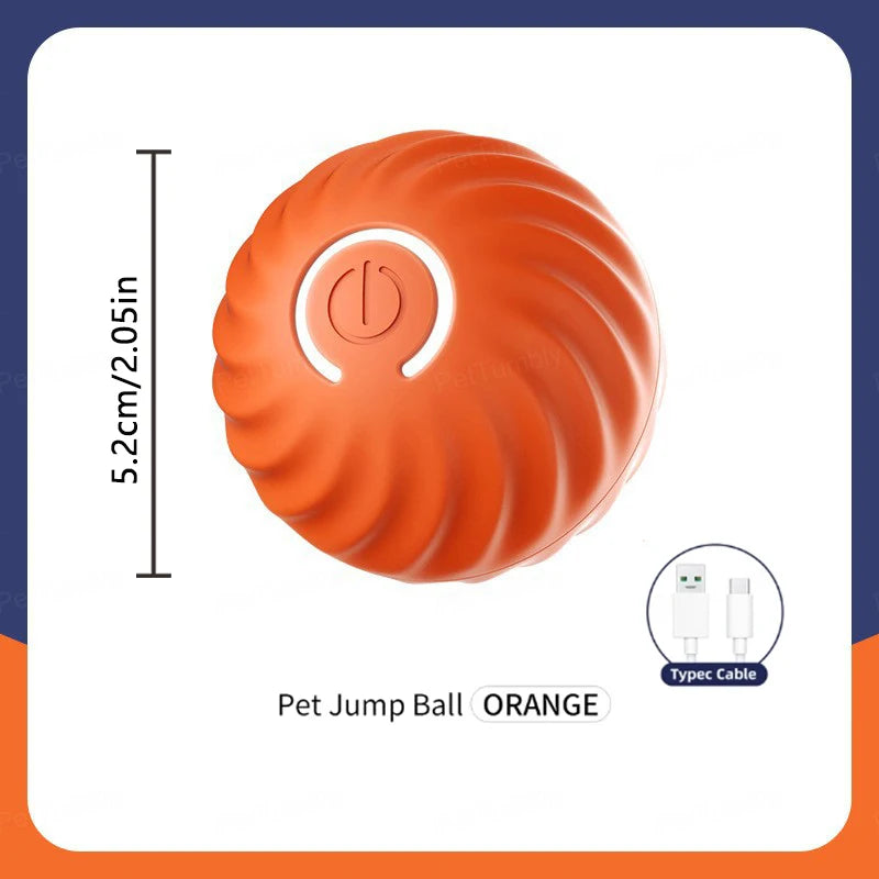 Pelota Interactiva Inteligente para Perros - Juguete Electrónico Automático con Movimiento y Rebote USB