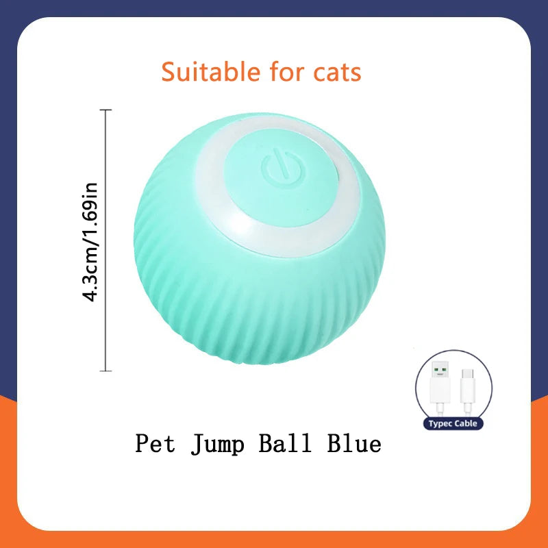 Pelota Interactiva Inteligente para Perros - Juguete Electrónico Automático con Movimiento y Rebote USB