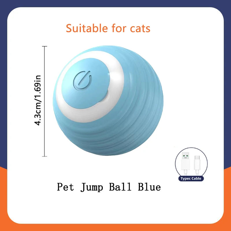 Pelota Interactiva Inteligente para Perros - Juguete Electrónico Automático con Movimiento y Rebote USB