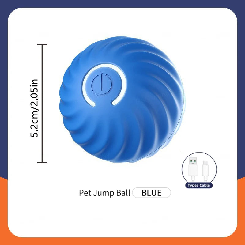 Pelota Interactiva Inteligente para Perros - Juguete Electrónico Automático con Movimiento y Rebote USB