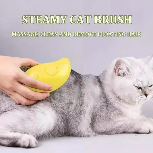 Cepillo de Vapor Multifuncional para Mascotas (Gatos y Perros)