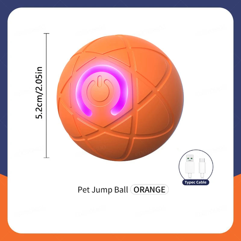 Pelota Interactiva Inteligente para Perros - Juguete Electrónico Automático con Movimiento y Rebote USB