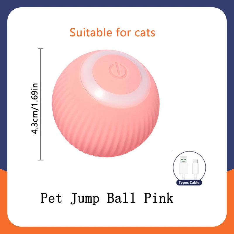 Pelota Interactiva Inteligente para Perros - Juguete Electrónico Automático con Movimiento y Rebote USB