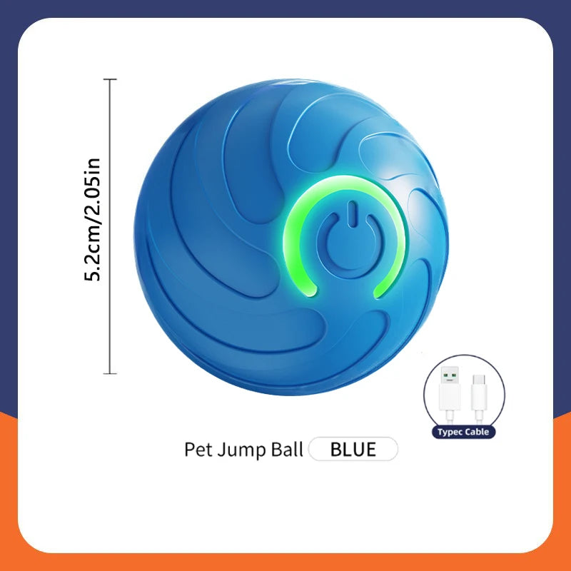 Pelota Interactiva Inteligente para Perros - Juguete Electrónico Automático con Movimiento y Rebote USB