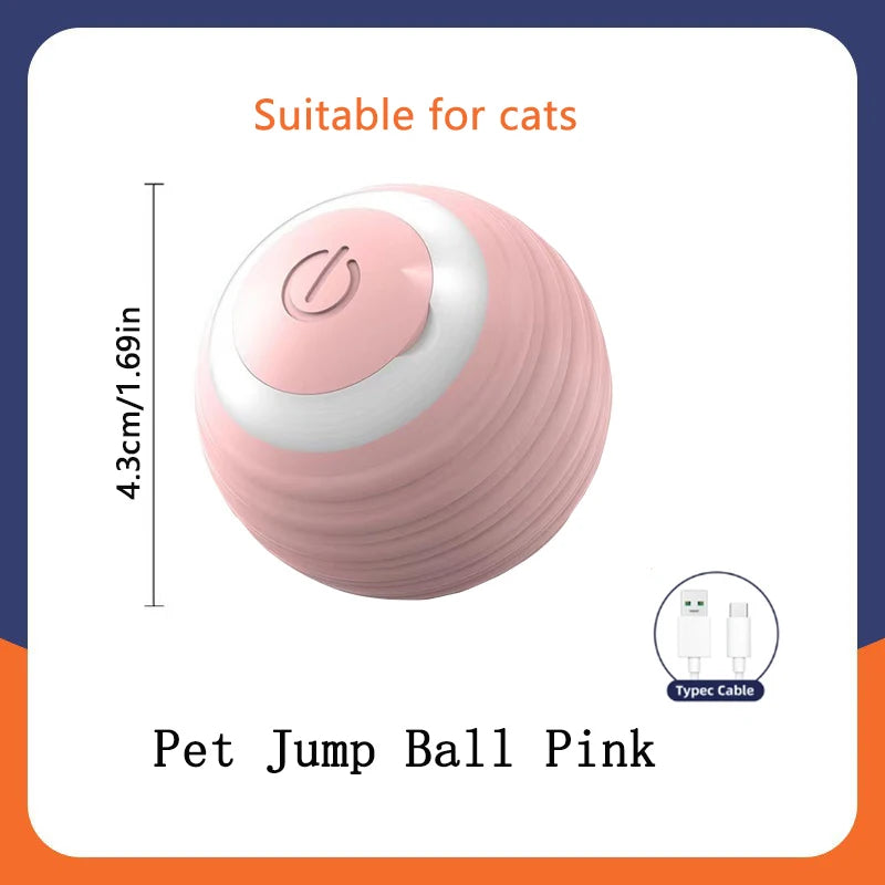 Pelota Interactiva Inteligente para Perros - Juguete Electrónico Automático con Movimiento y Rebote USB