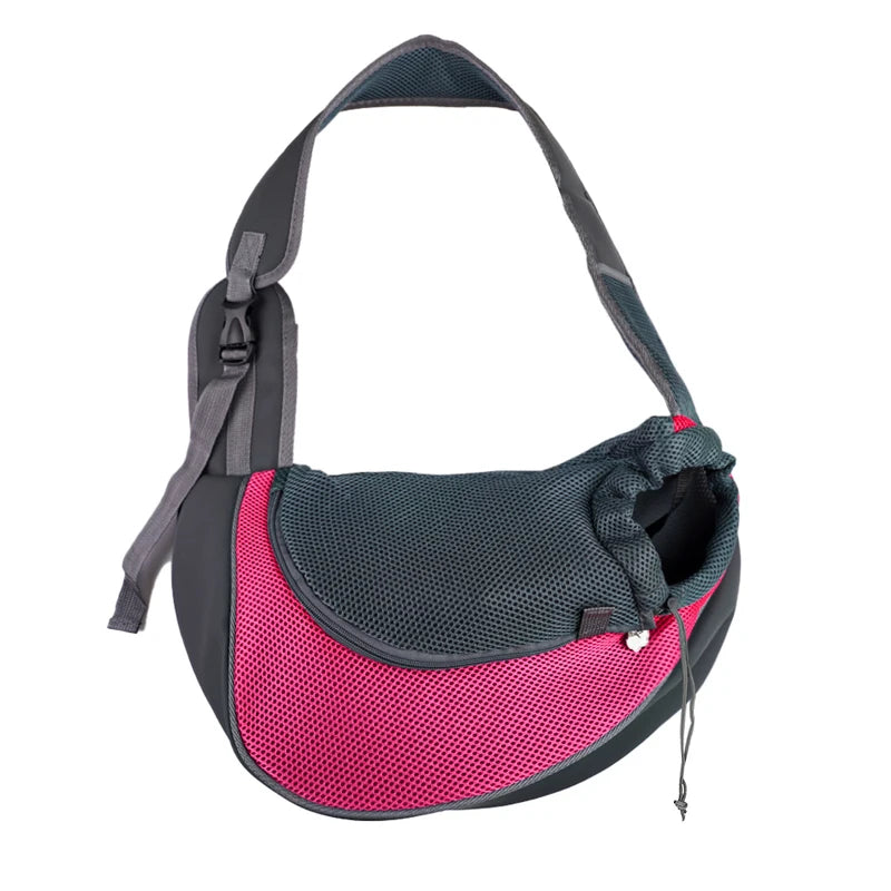 Mochila Transportadora para Mascotas - Bolso de Malla Transpirable para Gatos y Perros